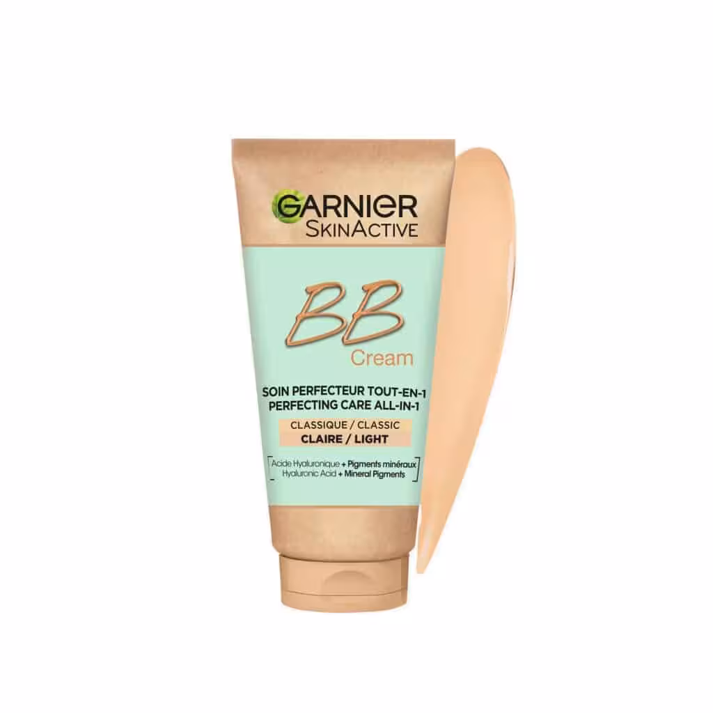 بی بی کرم گارنیر مدل Classic BB مرطوب کننده مات کننده و کوچک کننده منافذ حجم 50 میلی لیتر