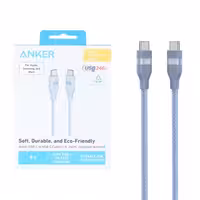 کابل تبدیل USB-C به USB-C انکر مدل A82E2632 طول 1.8 متر با توان 240 وات