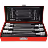 جعبه بکس یک دوم اینچ ستاره ای بلند 6 پارچه رونیکس مدل 2691