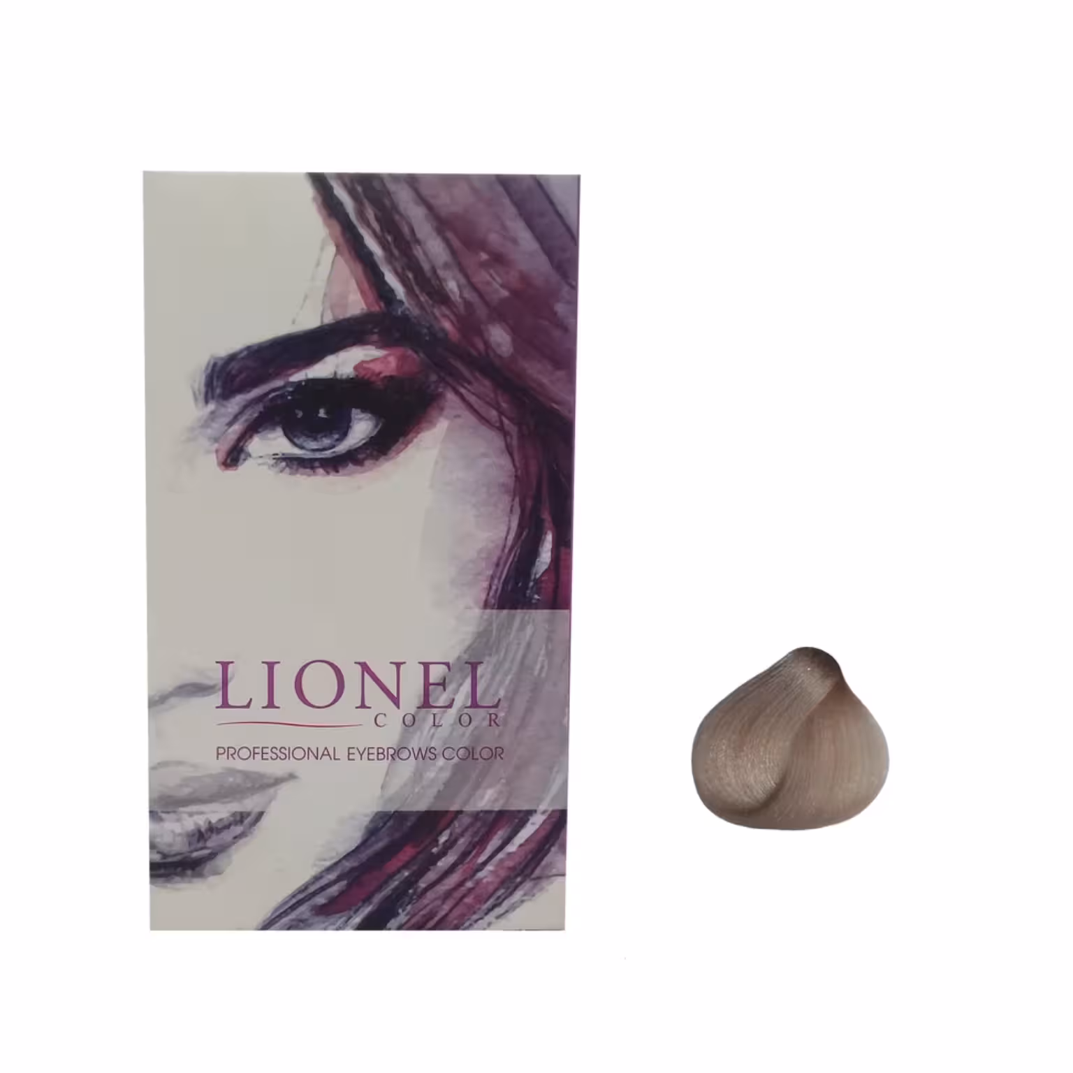 کیت رنگ ابرو لیونل شماره CH 12 حجم 15 میلی لیتر رنگ بلوند