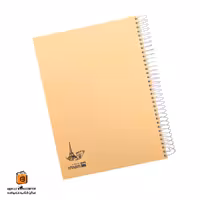 دفتر خط دار 200 برگ رحلی رنگ پاستلی ایمان (iman)