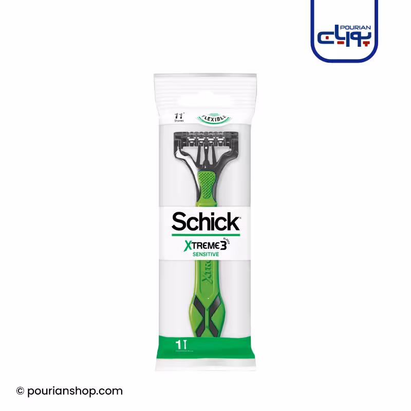 تیغ شیک اکستریم پوست حساس تکی _ Schick Xtreme 3 Razors for Sensitive Skin