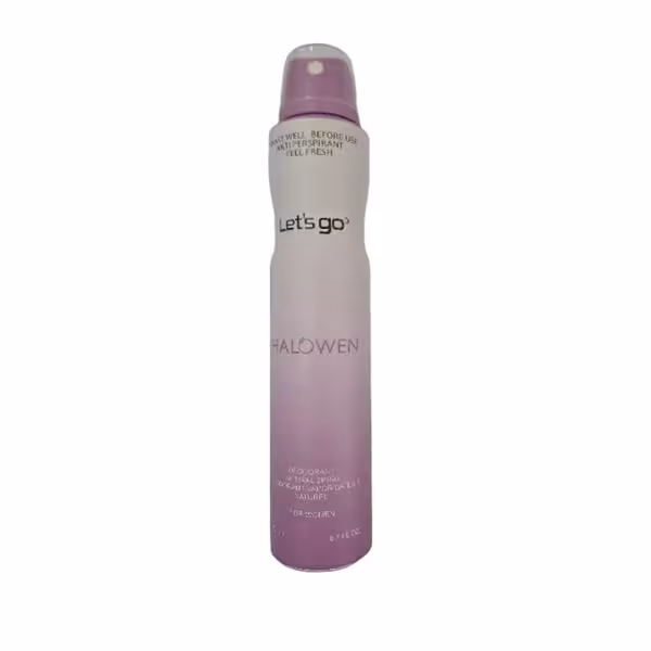 اسپری خوشبو کننده بدن زنانه لتس گو lets go مدل hallowen حجم 200 میلی لیتر | Let’s Go women’s Body Deodorant Spray Model hallowen 200 ml