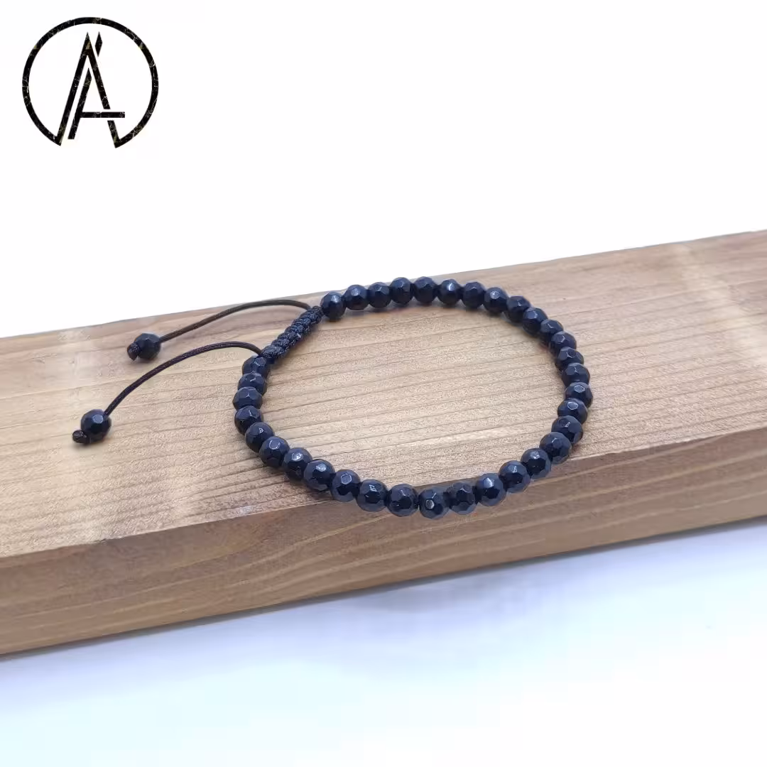 دستبند ساده مشکی