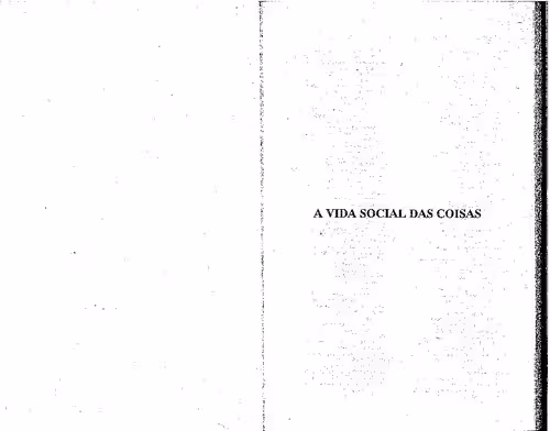 خرید و دانلود نسخه کامل کتاب A vida social das coisas