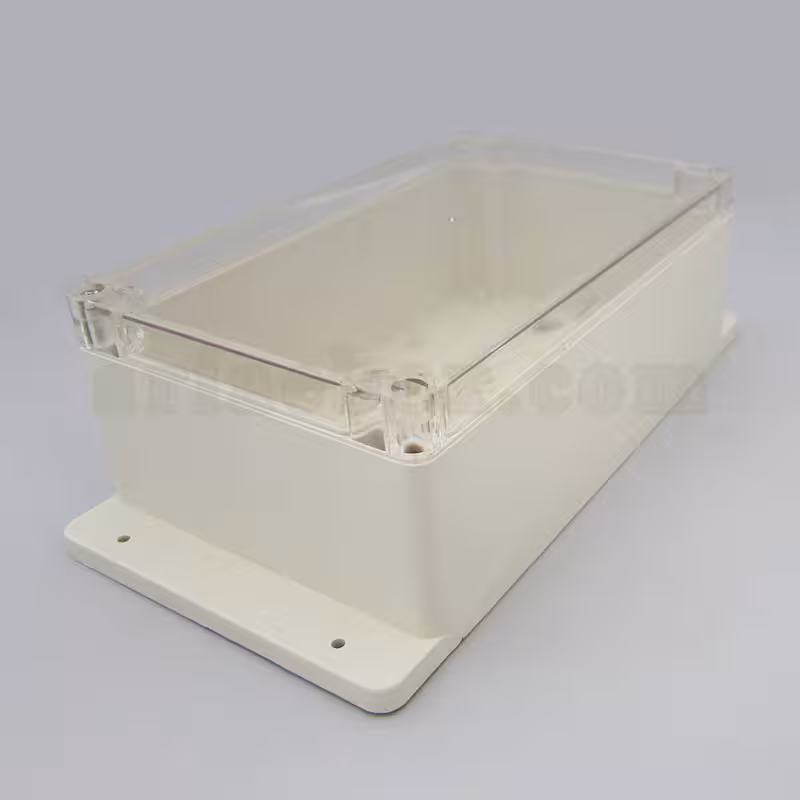 جعبه ضدآب شفاف دیواری نظارتی امنیتی ABW211-A1TM با ابعاد 75×120×200 میلی متر