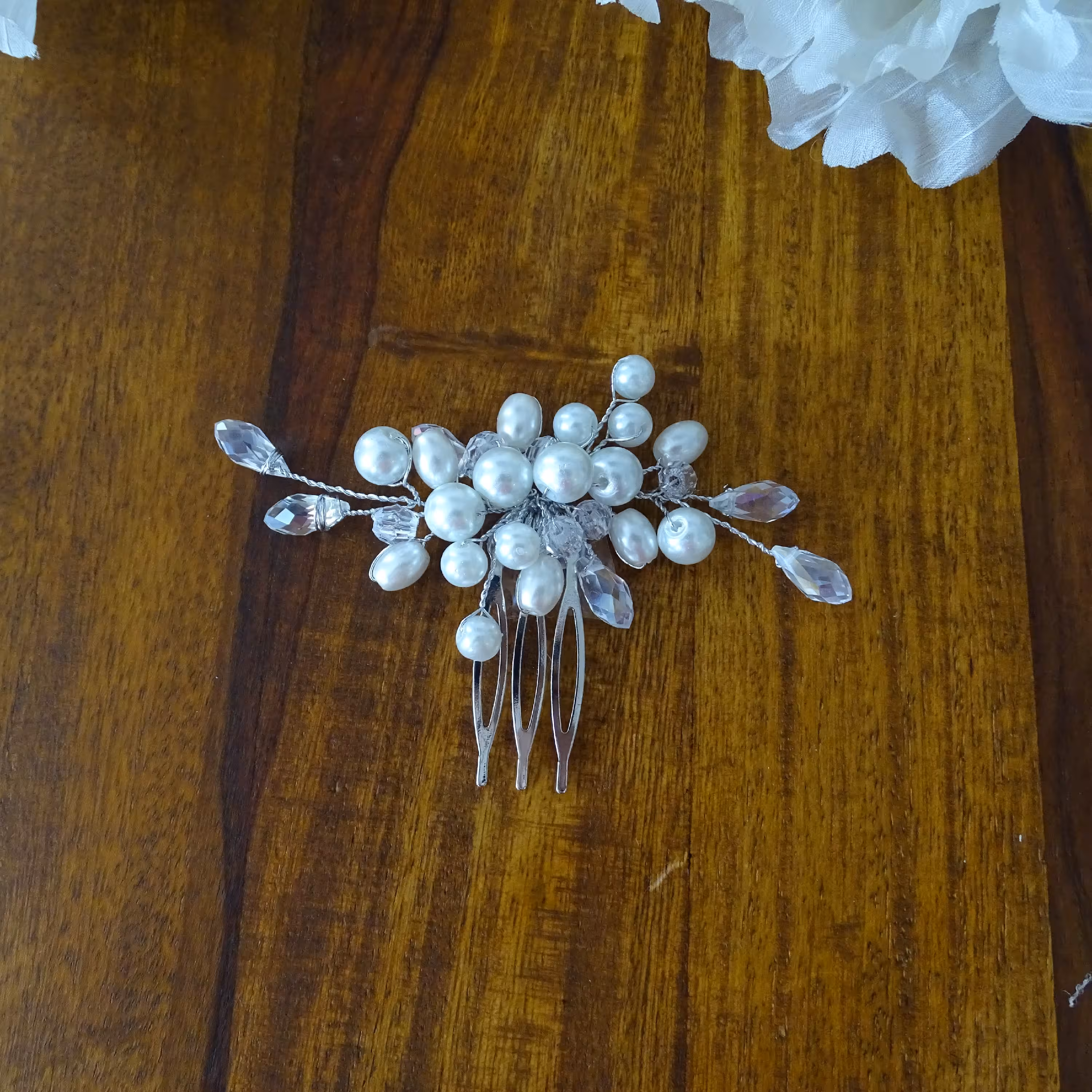 شانه شینیون مرواریدی