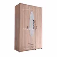 کمد لباس آینه دار سه درب فوبورو مدل KB380