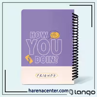 دفتر پلنر فرندز طرح HOW YOU DOIN برند لانگو