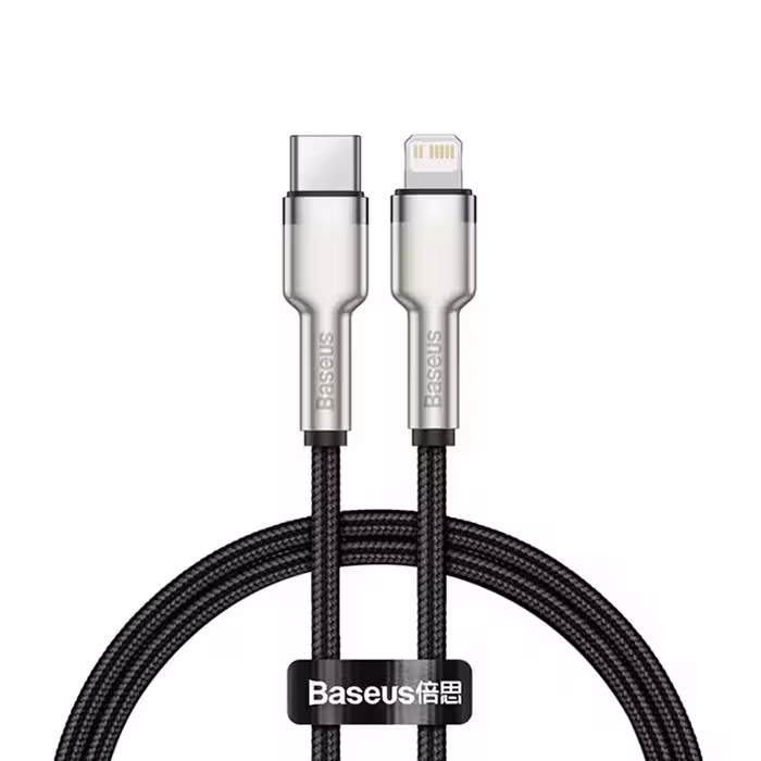 کابل تبدیل لایتنینگ به  USB-C باسئوس مدل CATLJK-01 طول 0.25 متر