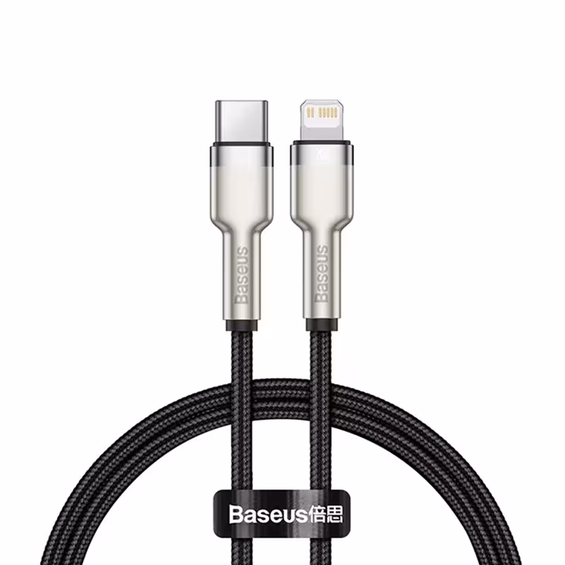 کابل تبدیل لایتنینگ به  USB-C باسئوس مدل CATLJK-01 طول 0.25 متر