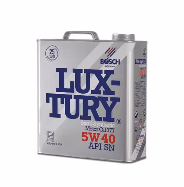 روغن موتور بوش لاکچری 5W40 SN پنج لیتری