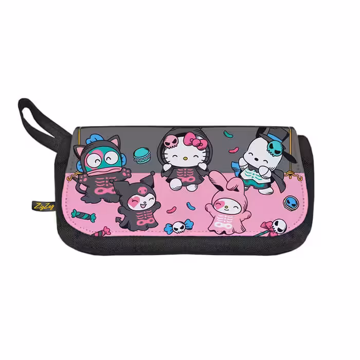 خرید و قیمت جامدادی زیگ زاگ طرح کرومی ملودی کیتی کد 6873