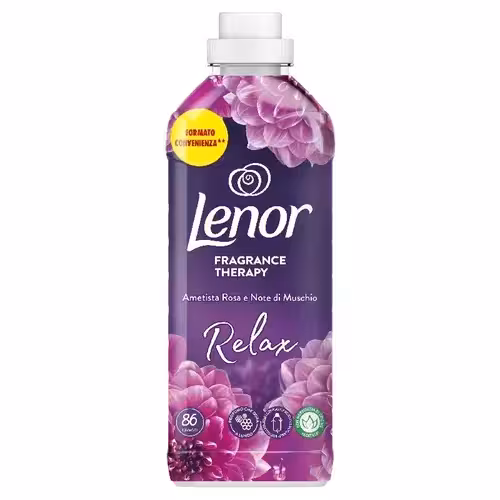 نرم کننده فابریک ایتالیایی لنور Lenor Fabric Rose با رایحه گل رز 86 بار شستشو 1806 میل
