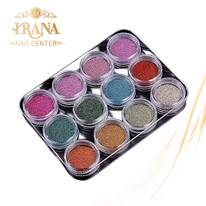 پک دیزاین خاویار ناخن روسی