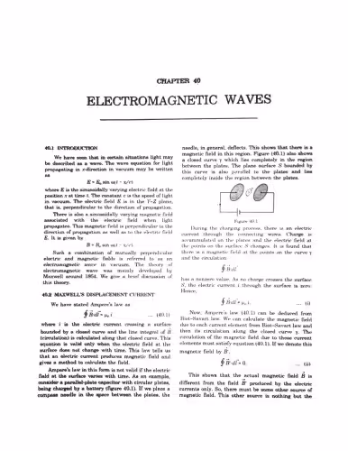 خرید و دانلود نسخه کامل کتاب HCV Chapter 40 Electromagnetic Waves Concepts of Physics H C Verma IIT JEE Part 2 various Engineering Entrance Exams