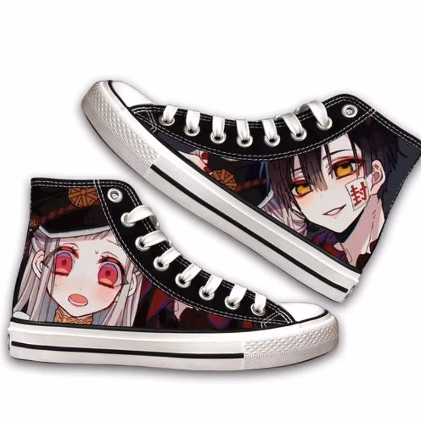 نقاشی روی کفش طرح انیمه toilet bound hanako kun(قبل از سفارش موجودی  بگیرید)