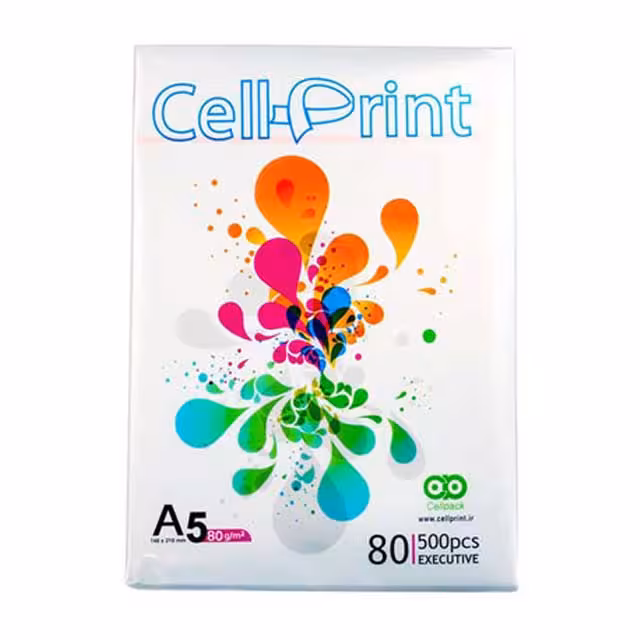 کاغذ A5 سل پرینت بسته 500 عددی کد 105