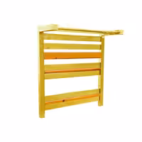 رادیاتور حوله خشک کن هاتیپس مدل یک طبقه آلترمو طلایی 60×50