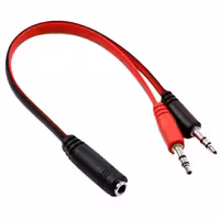 تبدیل 2 به 1 جک 3.5 میلی متری مدل HM21