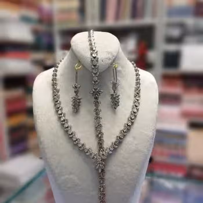 سرویس شیک تراش نقره 925