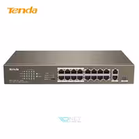 سوئیچ شبکه تندا مدل Tenda TEF1118P-16-150W