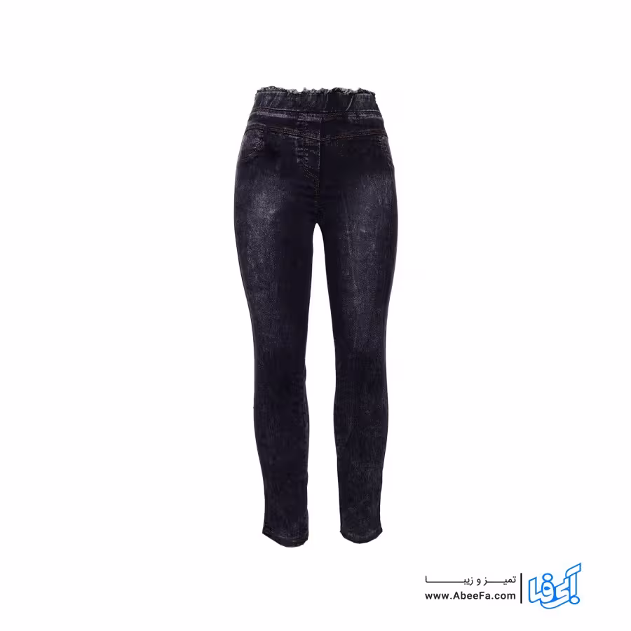 شلوار جین زنانه مدل NJ-MB82040-TLI-Z.B رنگ زغالی