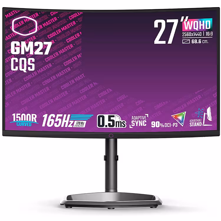 خرید مانیتور Cooler Master GM27-CQS - کیفیت WQHD - خمیده - 27 اینچ