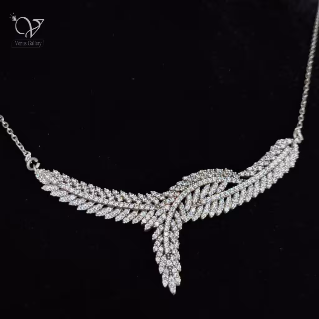 سرویس نقره زنجیری طرح جواهر