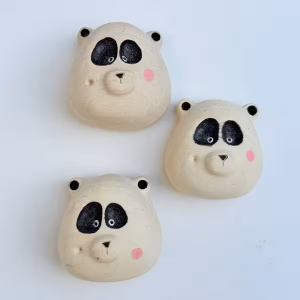 مگنت چوبی سر پاندا