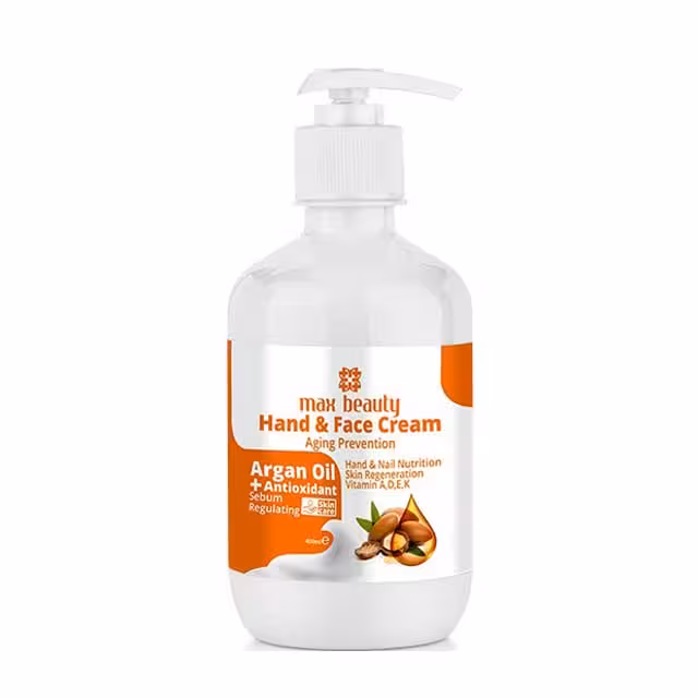 کرم دست و صورت آرگان مکس بیوتی 400 میلی لیتری