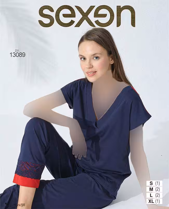 تیشرت شلوار زنانه کد 13089