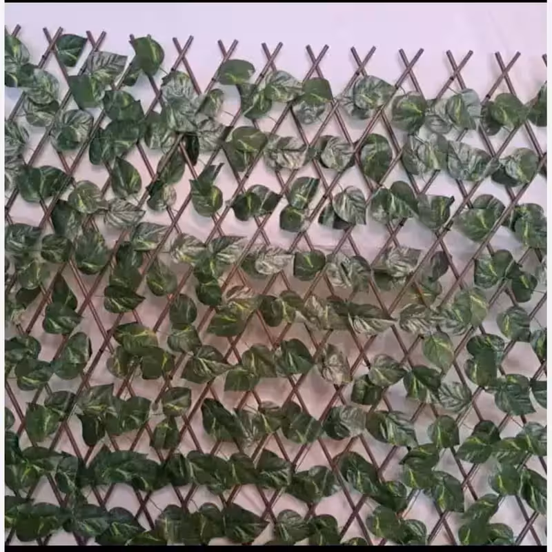 پنل حصار آکاردئونی برگ پتوس ابعاد 1در2متر شاسی PVC(پس کرایه)