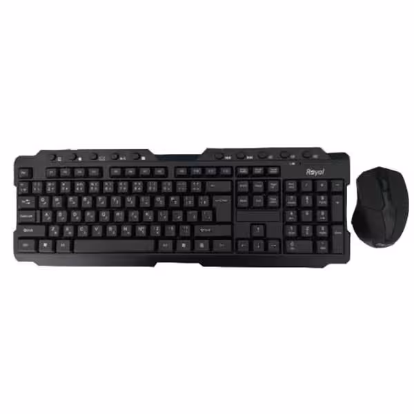 کیبوردو موس بی سیم ROYAL R-KM815