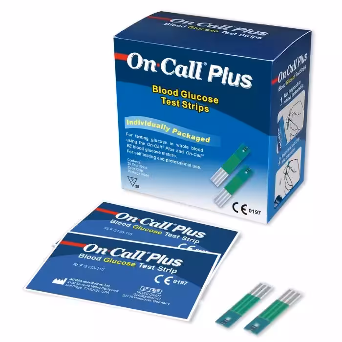 نوار تست قند خون On Call Plus