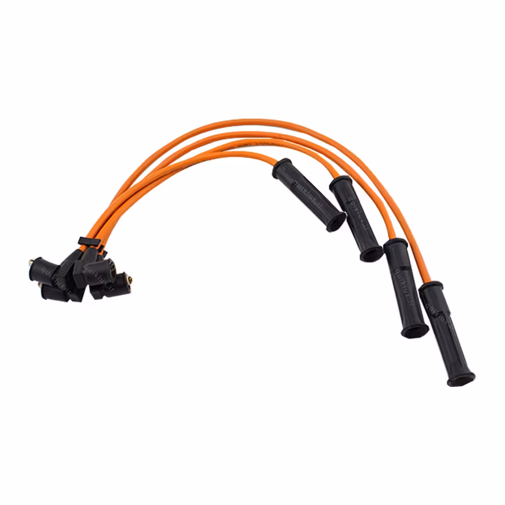 وایر تقویتی سیلیکونی 8mm نارنجی – پراید ساژم