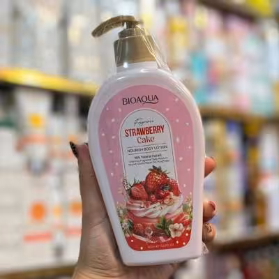 لوسیون کیک توت فرنگی بیواکوا Bioaqua