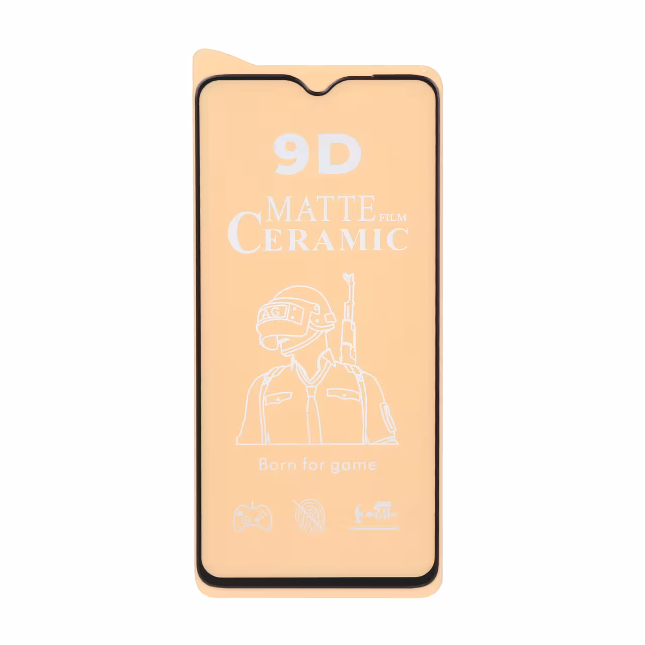 محافظ صفحه نمایش سرامیکی مات Xiaomi Redmi Note 8 Pro / Poco M3 / Redmi 9T / Note 9 4G - Full Cover - مشکی (بدون پک)