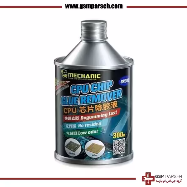 حلال و تمیزکننده چسب CPU مکانیک مدل MECHANIC GR300