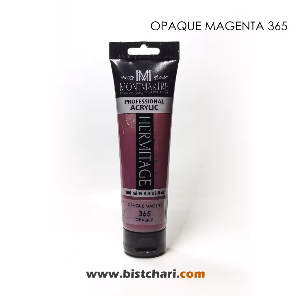 رنگ اکریلیک 100ml کد 365 (Opaque Magenta) برند مونمارت Montmartre