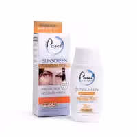 کرم ضد آفتاب دورچشم و صورت بیرنگ برند پیکسل مدل فیزیکال SPF35
