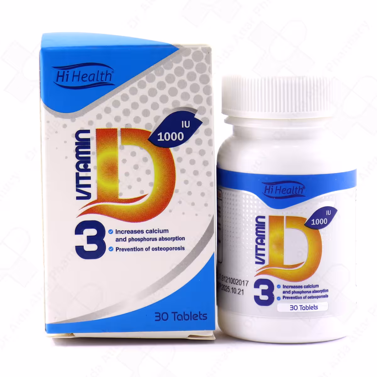 قرص ویتامین D3 1000 واحد های هلث 30 عدد