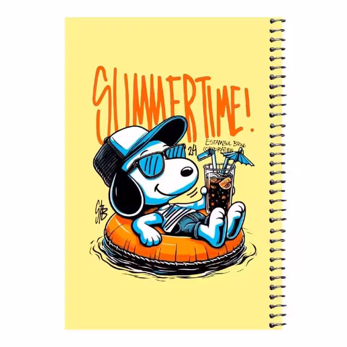 دفتر مشق 80 برگ اس جی طرح اسنوپی تابستان