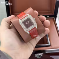 ساعت مچی زنانه کارتیر Cartier Santos Diamonds 5213G
