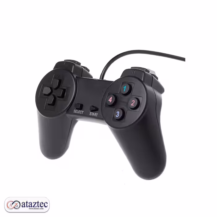 دسته بازی مدل PC-701D | کنترل دقیق با 10 دکمه و ویبره قوی