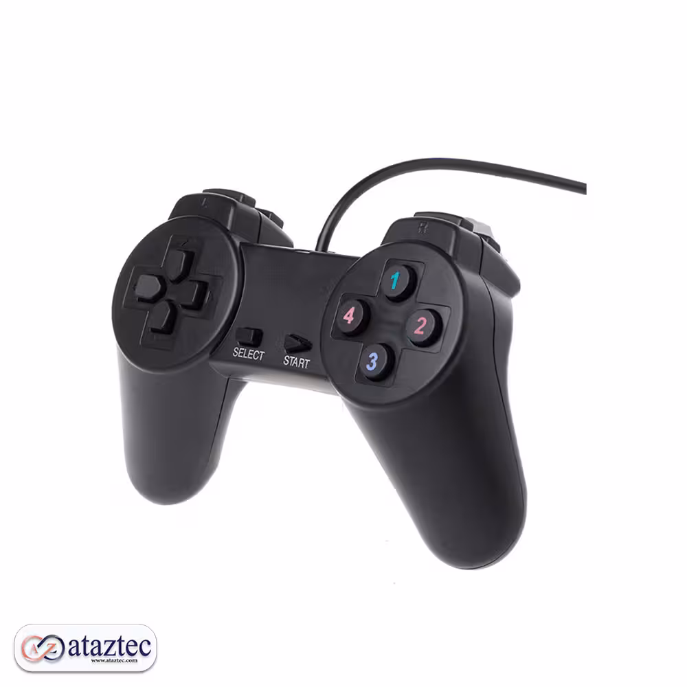 دسته بازی مدل PC-701D | کنترل دقیق با 10 دکمه و ویبره قوی