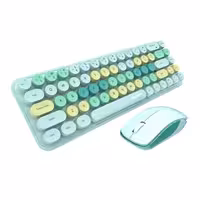 کیبورد و موس پاستلی بی سیم مافی مدل I BEAN TENKEYLESS