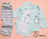 ست 3 تکه طرح پنگوئن گود مارک 3164