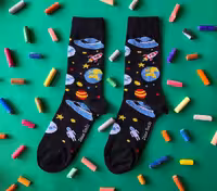 جوراب ساقدار داینوساکس طرح اودیسه فضایی