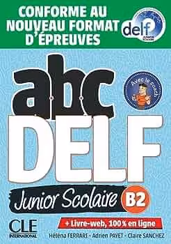 کتاب ABC Delf Junior niveau B2   LIVRE-WEB 2ed ( چاپ رنگی )